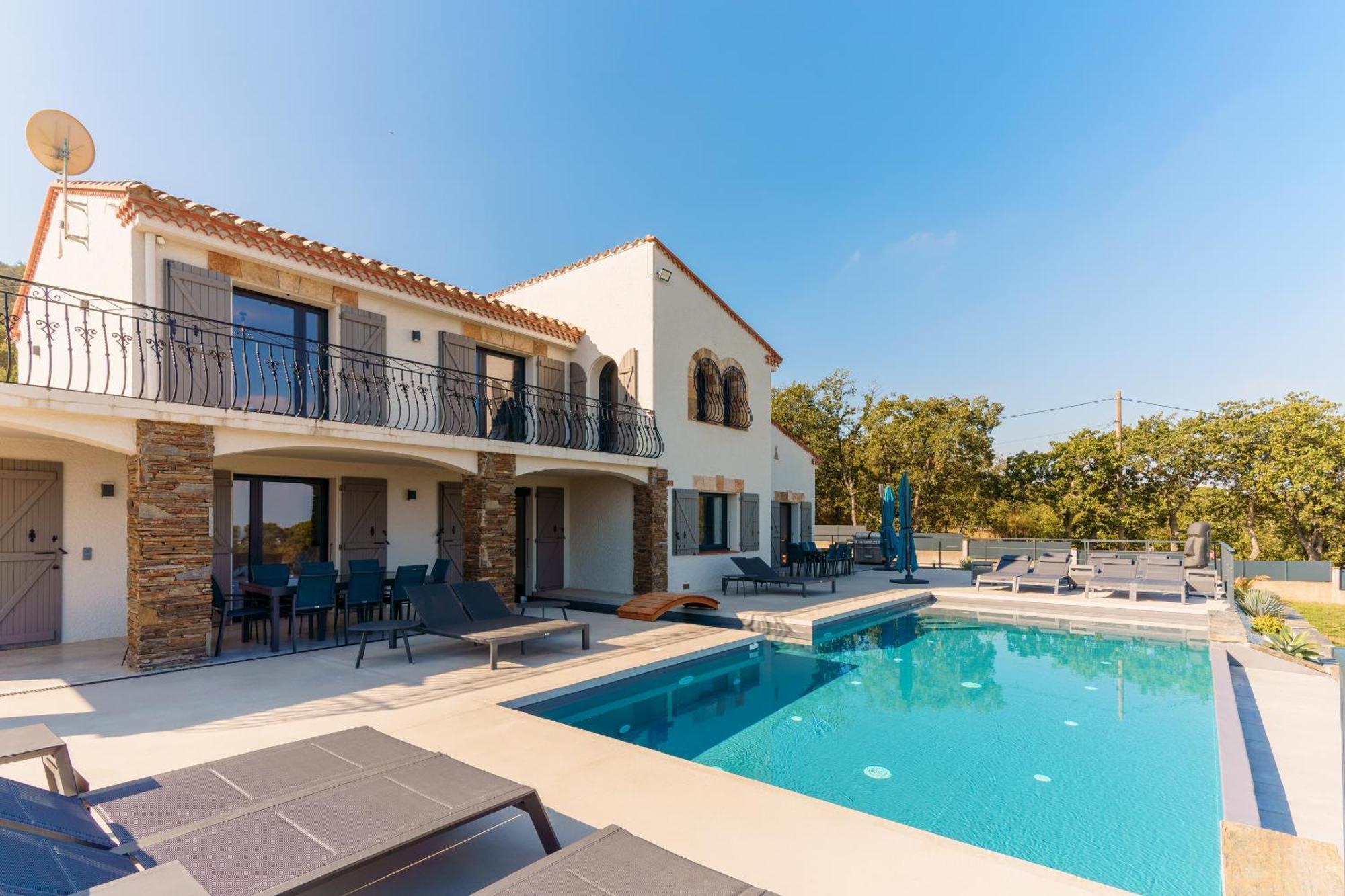 Вилла Mas Sureda - Evasion Luxueuse Avec Vue Panoramique Аржель-сюр-Мер Экстерьер фото