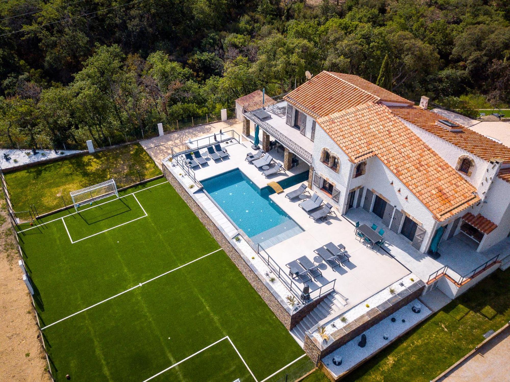 Вилла Mas Sureda - Evasion Luxueuse Avec Vue Panoramique Аржель-сюр-Мер Экстерьер фото